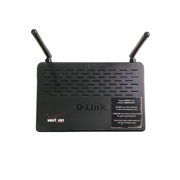 Verizon D-Link Wireless Gateway Router 4 Port Ethernet High Speed Modem DSL2750B - Picture 7 of 10